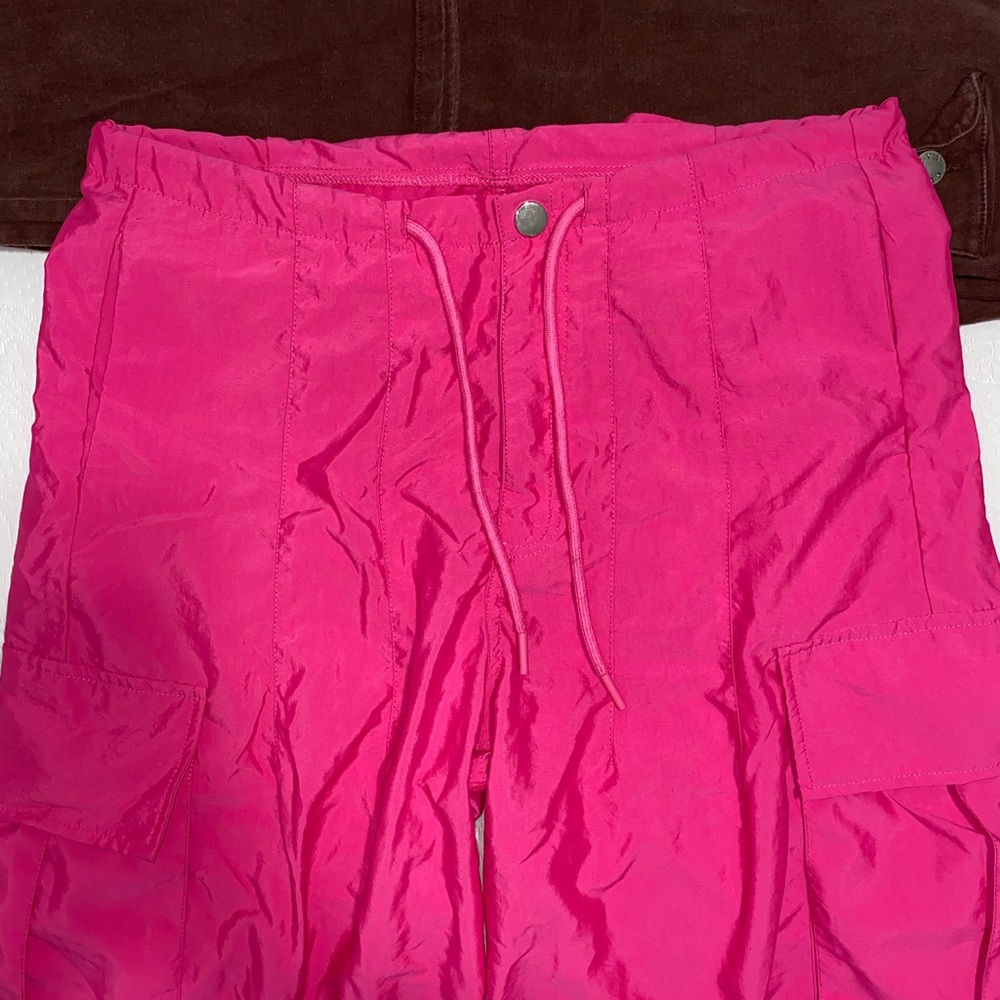 Vibrant Pink Cargo Pants